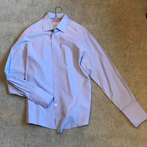Men’s Thomas Pink French Cuff  Dress Shirt. 18/25